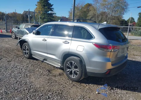 2016 Toyota Highlander Xle из США, поврежденный, VIN 5TDKKRFH8GS506428